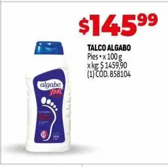 Makro Talco Algabo Pies oferta