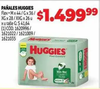 Makro Pañales Huggies Flex oferta