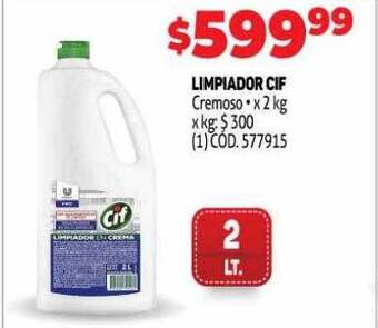 Makro Limpiador Cif oferta