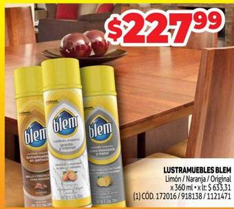 Makro Lustramuebles Blem oferta