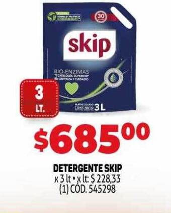 Makro Detergente Skip oferta
