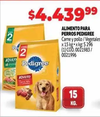 Makro Alimento Para Perros Pedigree Carne Y Pollo Vegetales oferta