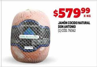 Makro Jamón Cocido Natural Don Antonio oferta