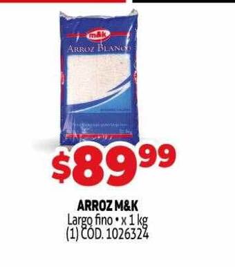 Makro Arroz M&k Largo Fino oferta