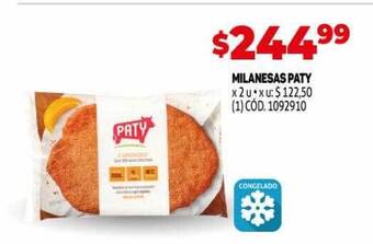 Makro Milanesa Paty oferta