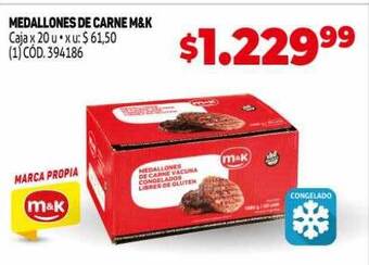 Makro Medallones De Carne M&k oferta