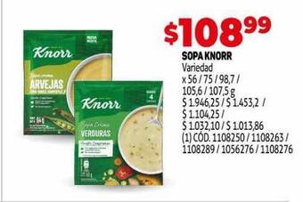 Makro Sopa Knorr oferta