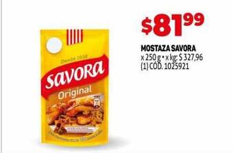 Makro Mostaza Savora oferta