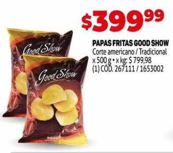 Makro Papas Fritas Good Show oferta