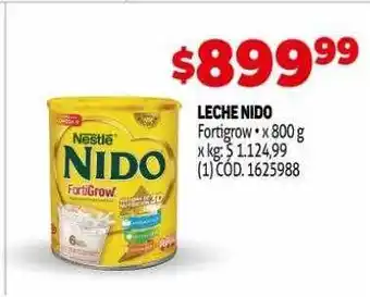 Makro Leche Nido Fortigrow oferta