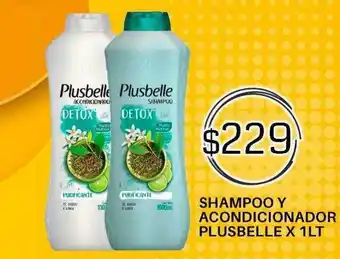 Supermercados Zeta Shampoo Y Acondicionador Plusbelle oferta