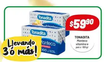 Almacor Tonadita Manteca Vitamina E 100 gr oferta