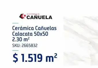Sodimac Cerámica Cañuelas Calacata oferta