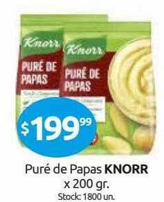 Cordiez Puré De Papas Knorr oferta