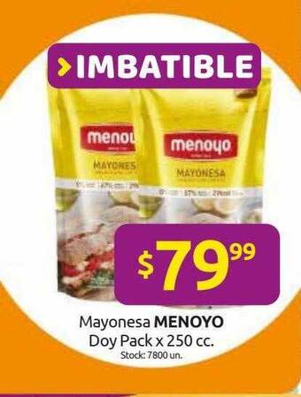 Cordiez Mayonesa Menoyo Doy Pack oferta