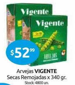 Cordiez Arvejas Vigente Secas Remojadas oferta