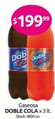 Cordiez Gaseosa Doble Cola oferta
