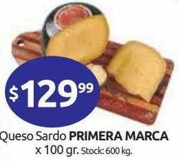Cordiez Queso Sardo Primera Marca oferta