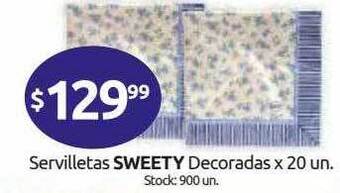 Cordiez Servilletas Sweety Decoradas oferta