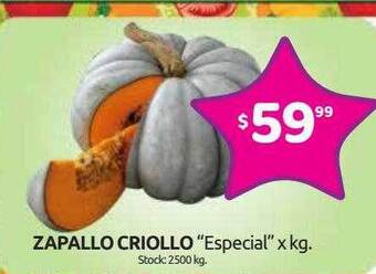 Cordiez Zapallo Criollo oferta