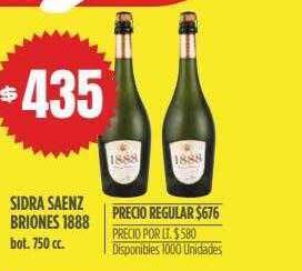 Supermercados Vea Sidra Saenz Briones 1888 oferta