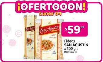Cordiez Fideos San Agustín oferta