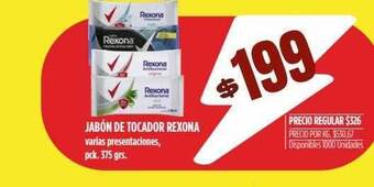 Supermercados Vea Jabón De Tocador Rexona oferta