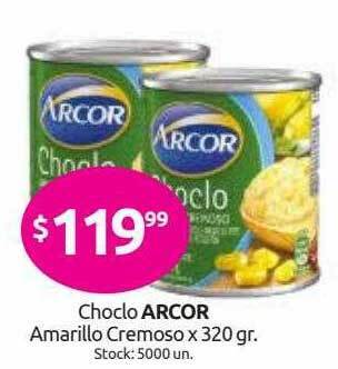Cordiez Choclo Arcor Amarillo Cremoso oferta