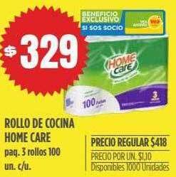 Supermercados Vea Rollo De Cocina Home Care oferta