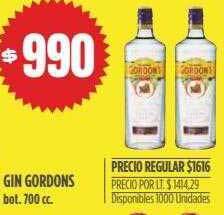 Supermercados Vea Gin Gordons oferta