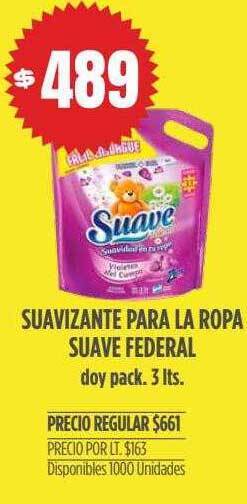 Supermercados Vea Suavizante Para La Ropa Suave Federal oferta
