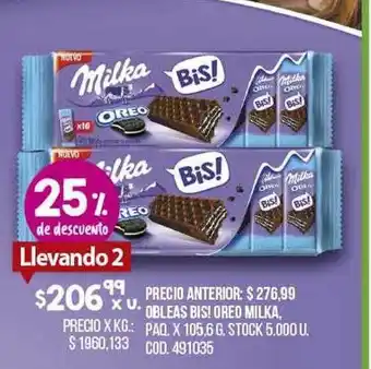Coto Obleas Bis! Oreo Milka oferta