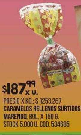 Coto Caramelos Rellenos Surtidos Marengo oferta