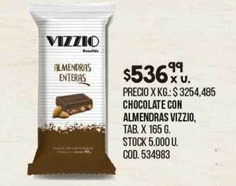 Coto Chocolate Con Almendras Vizzio oferta