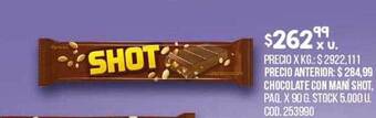 Coto Chocolate Con Maní Shot oferta