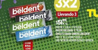 Coto Chicles Varios Sabores Beldent oferta