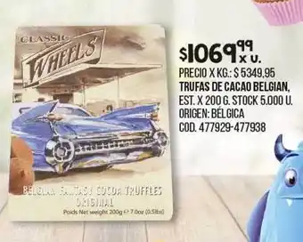 Coto Trufas De Cacao Belgian oferta
