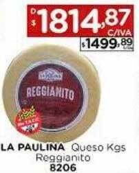 Hipermay La Paulina Queso Reggianito oferta