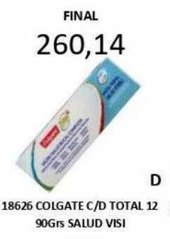 Hipermay Colgate C D Total 12 Salud Visi oferta