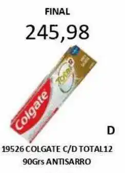 Hipermay Colgate C D Total 12 Antisarro oferta