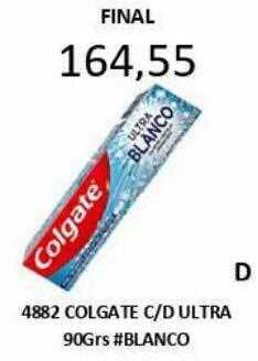 Hipermay Colgate C D Ultra Blanco oferta