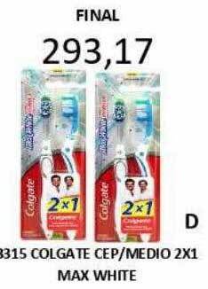 Hipermay Colgate Cep Medio 2x1 Max White oferta