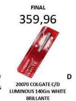 Hipermay Colgate C D Luminous White Brillante oferta