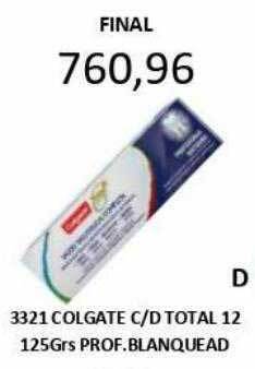Hipermay Colgate C D Total 12 Prof Blanquead oferta