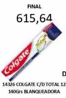 Hipermay Colgate C D Total 12 Blanqueadora oferta