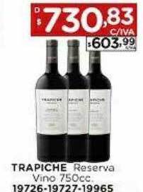 Hipermay Trapiche Reserva Vino oferta