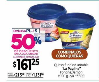 La Anonima Queso Fundido Untable oferta