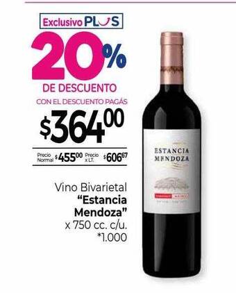 La Anonima Vino Bivarietal oferta