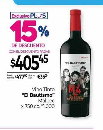 La Anonima Vino Tinto oferta