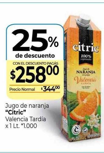 La Anonima Jugo De Naranja oferta